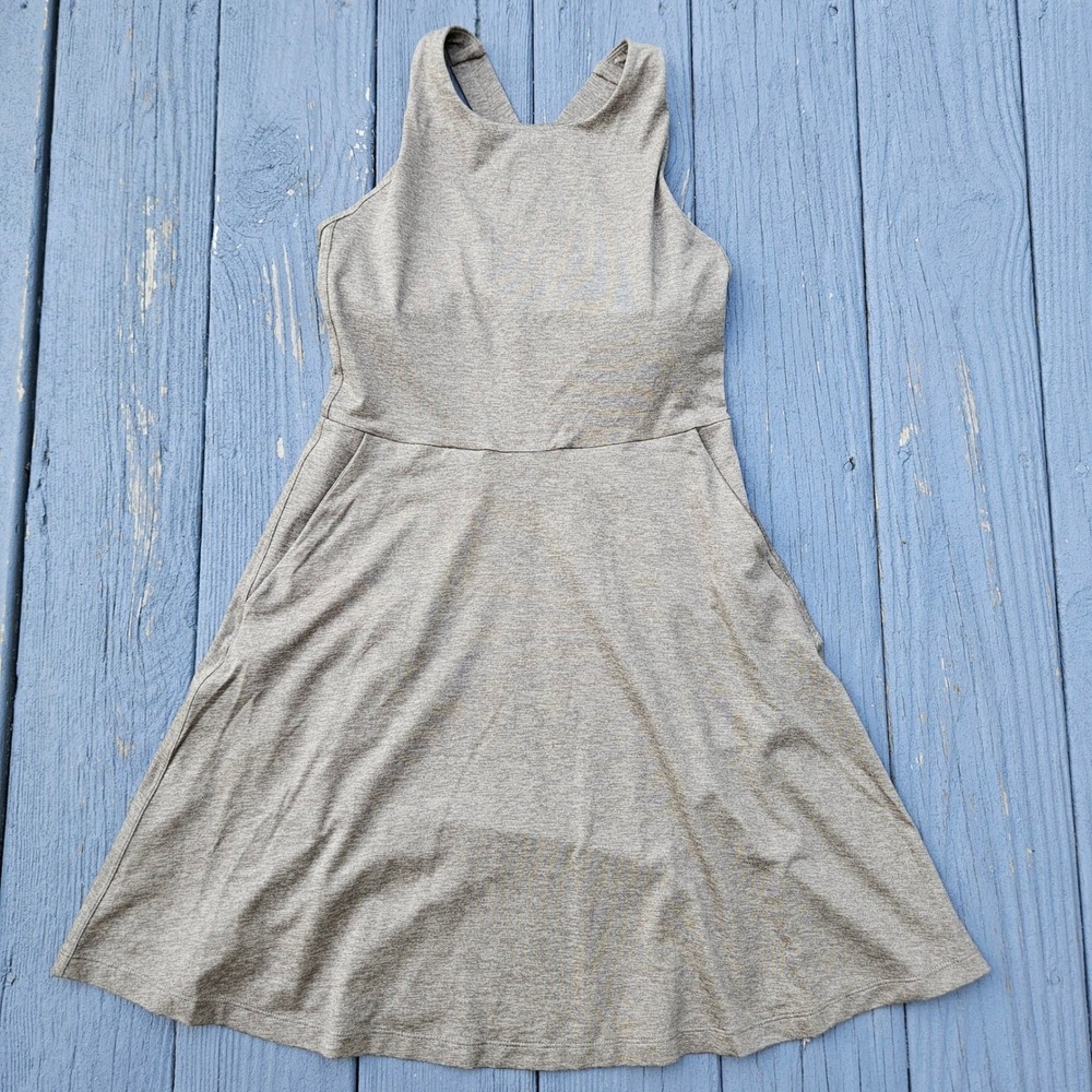 Patagonia Seabrook Dress Crossback Active Pockets Womens XS Wing Grey